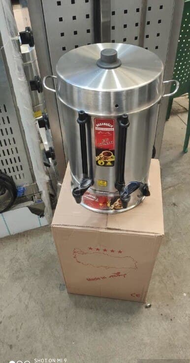 Samovar Paslanmayan polad material