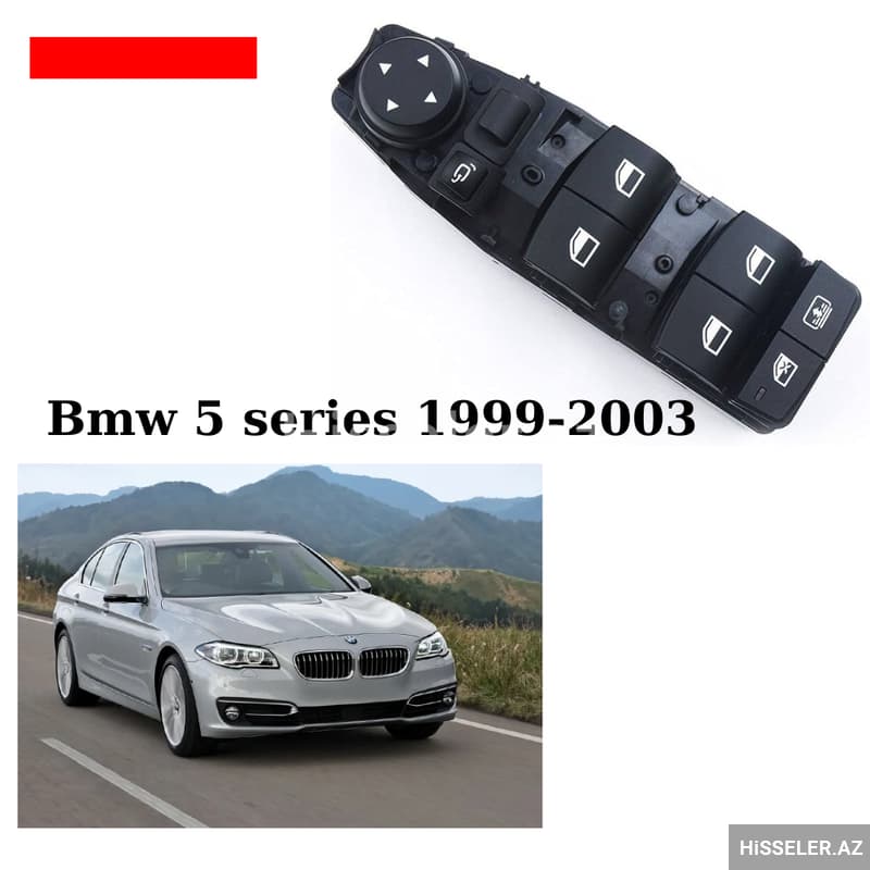 Şüşə qaldıran düymə bloku BMW 5 seriya