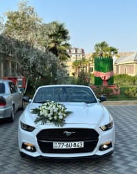 Bəy gəlin maşını Ford Mustang Cabriolet 2017 — şəkil 7