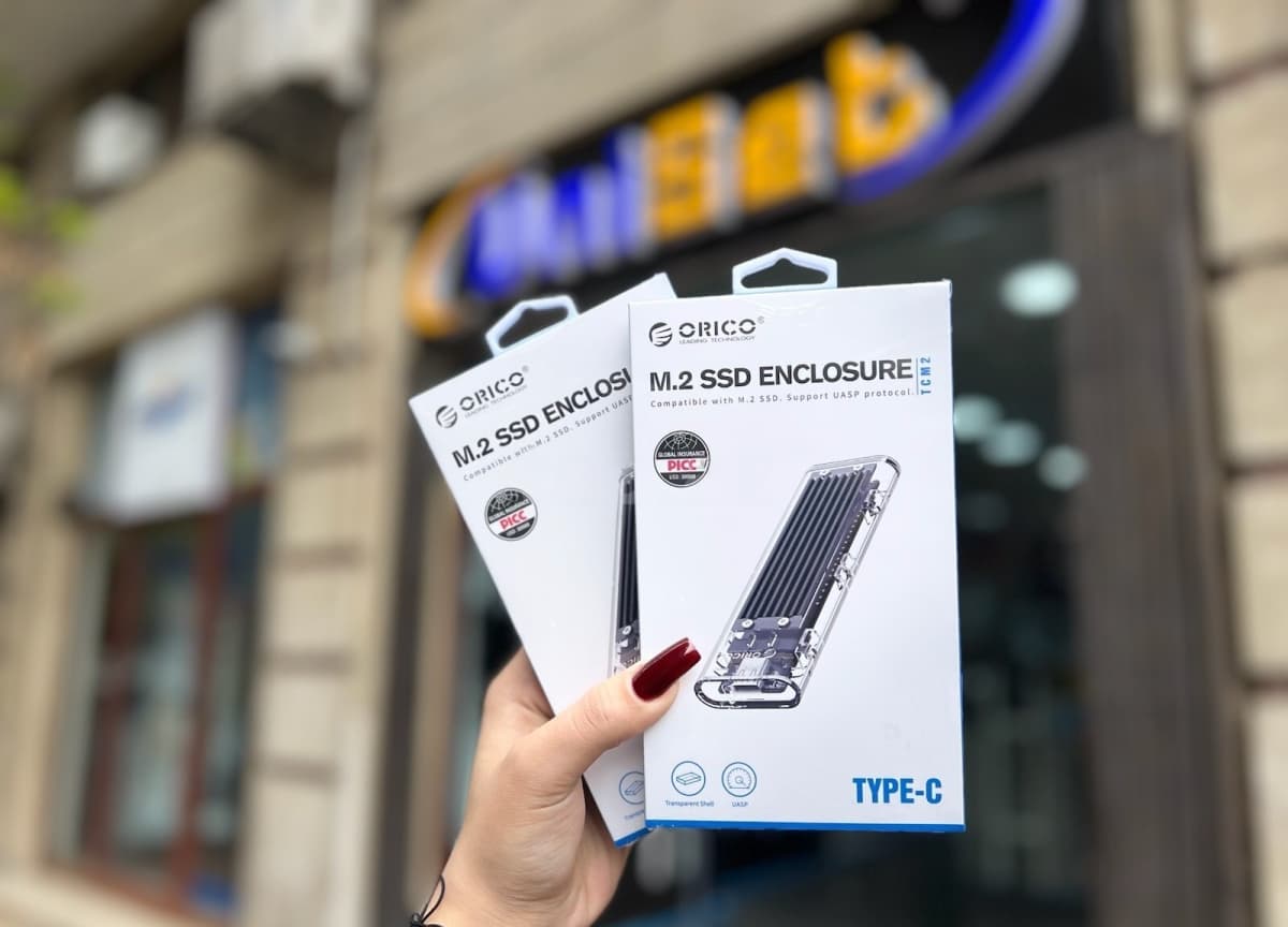 Orico TCM2 M.2 NVMe SSD Şəffaf Korpus