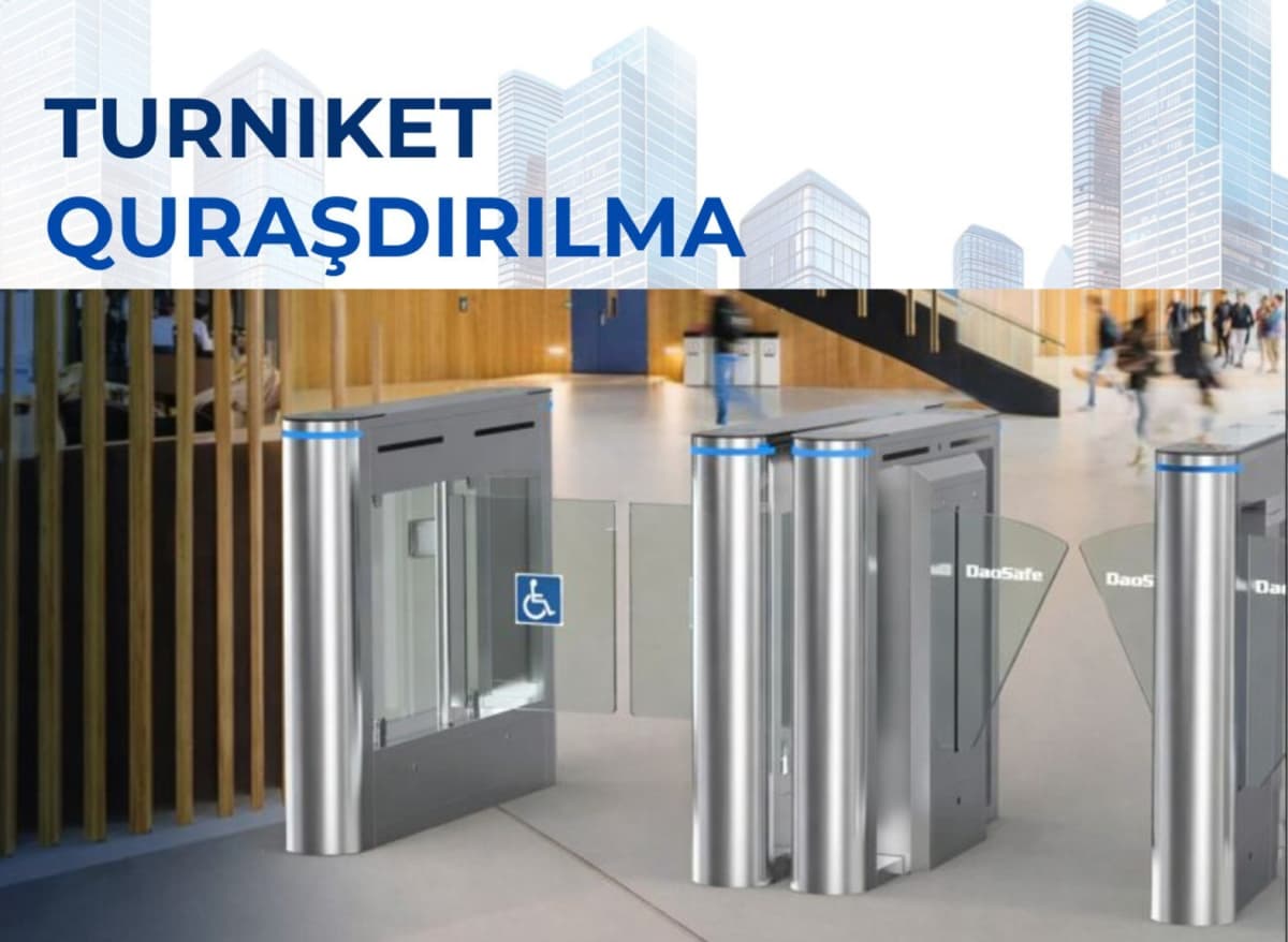 Turniket sistemi quraşdırılması