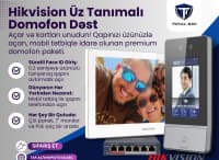 İP Domofon dəsti Hikvision üz tanımalı — şəkil 1