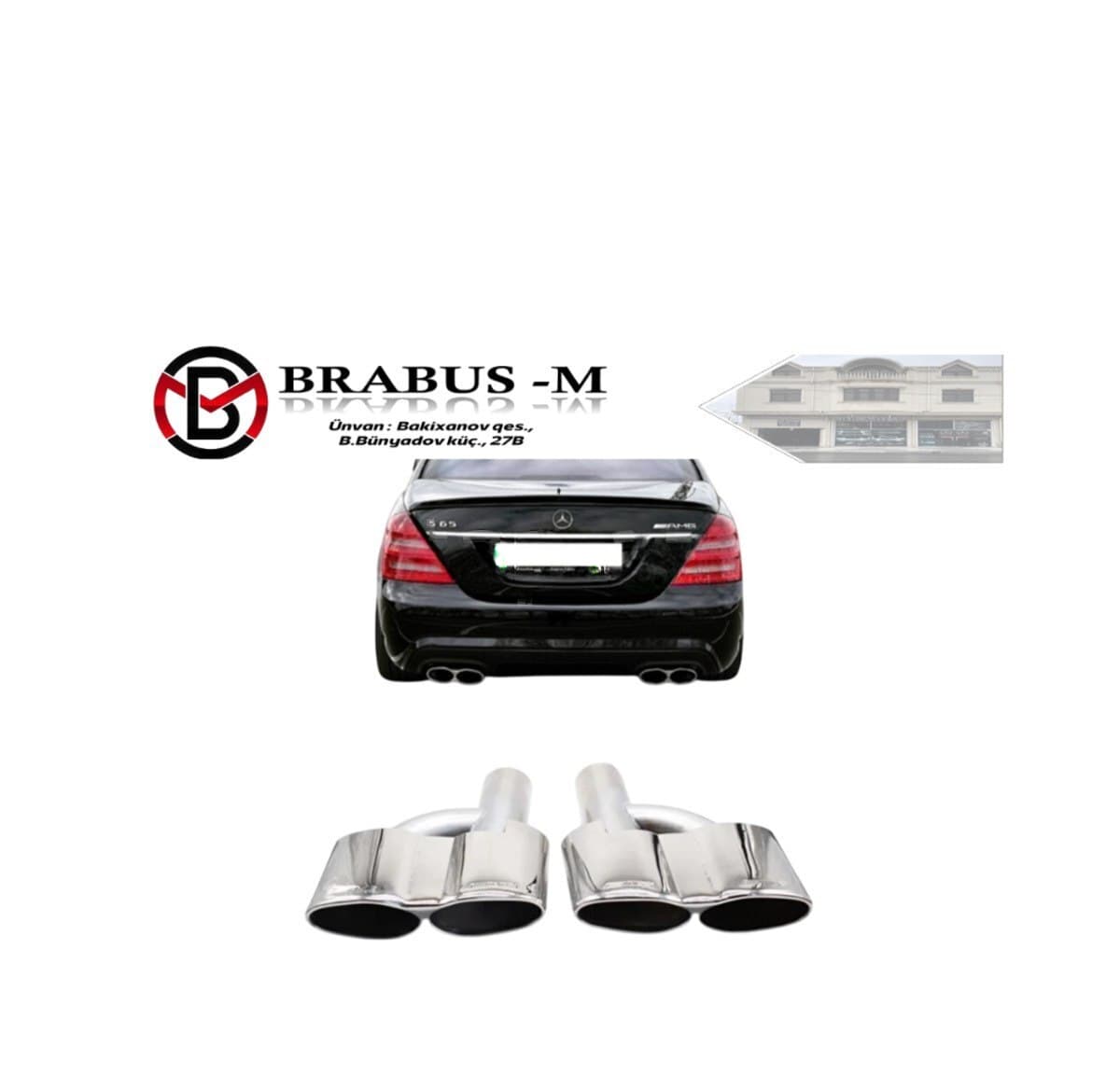 Səsboğucu başlığı Mercedes W221