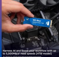 SSD WD Blue SN5000 500GB NVMe M.2 — şəkil 3