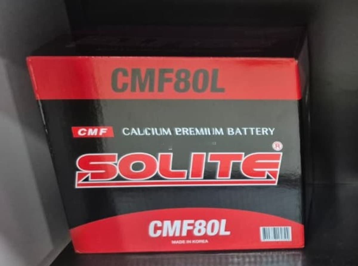 Solite Asia CMF80L 80Ah 12V Avtomobil Akkumulyatoru