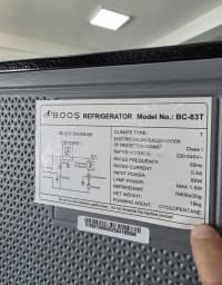 Booş BC-83T Mini Soyuducu Vitrin 83 Litr — şəkil 16