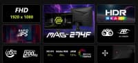 Monitor MSI Gaming MAG 274F 27 inch 200Hz — şəkil 2
