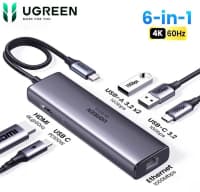 USB-C Hub Ugreen 6-in-1 CM512 — şəkil 4