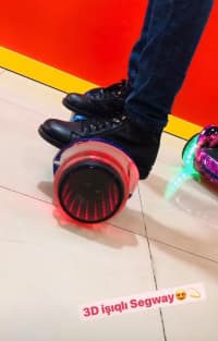 3D İşıqlı Hoverboard Giroskuter — şəkil 4