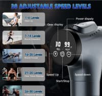 Massage Gun 6 Başlıqlı Masaj Aləti — şəkil 7