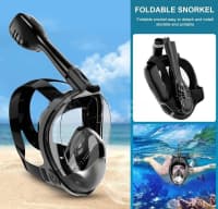 Tam Üz Örtüklü Snorkel Üzgüçülük Maskası — şəkil 1