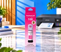 Mürəkkəb Epson 108 Premium Qara (Black) — şəkil 5