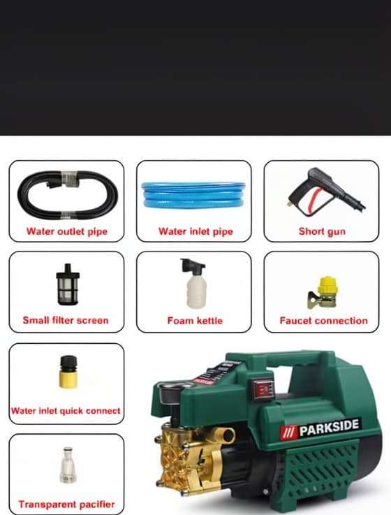 Parkside 2400 Vatt Yüksək Təzyiqli Yuma Aparatı
