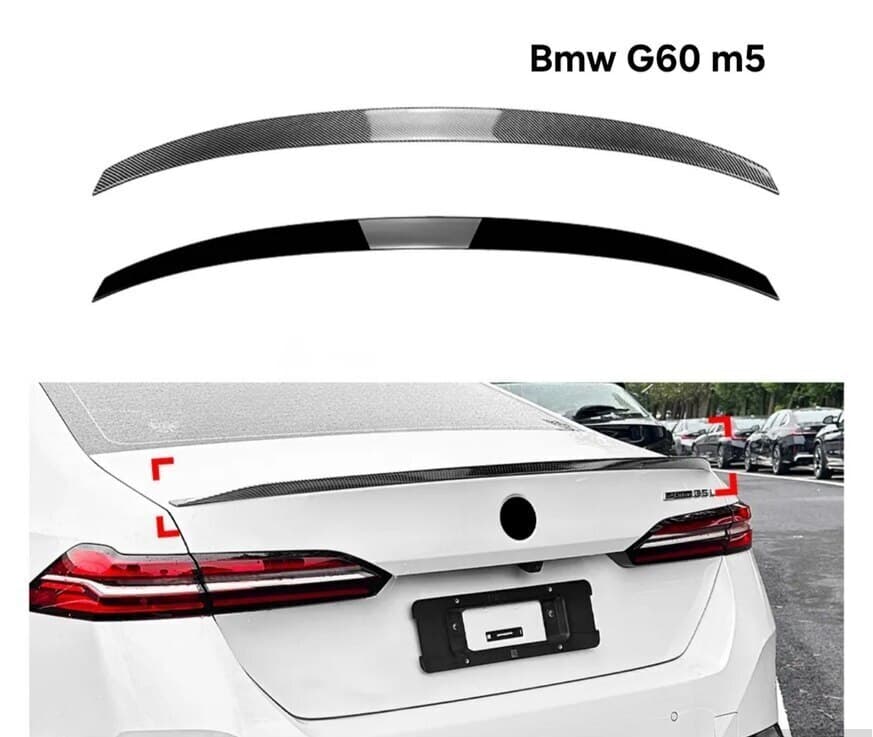 BMW G60 üçün M5 və M4 üslublu spoyler və ön lip