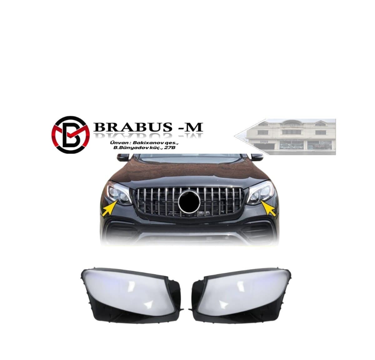 Fara şüşəsi Mercedes W253 GLC