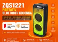 Bluetooth dinamik ZQS1221 portativ — şəkil 1