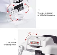 Baş lupası MG81000-SC 3 LED işıqlı — şəkil 2