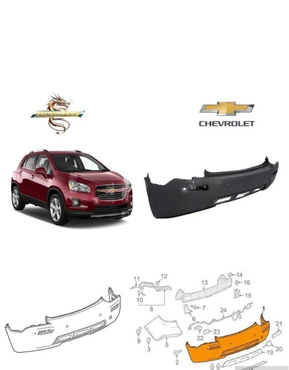 Arxa bufer Chevrolet Trax 2015