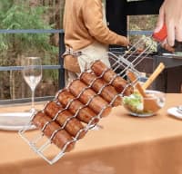Kabab və qarğıdalı üçün grill toru — şəkil 3