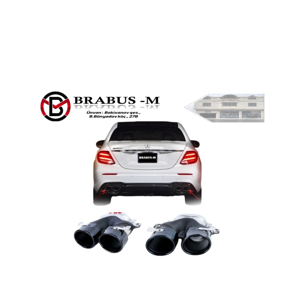 Səsboğucu başlıqları Mercedes W213