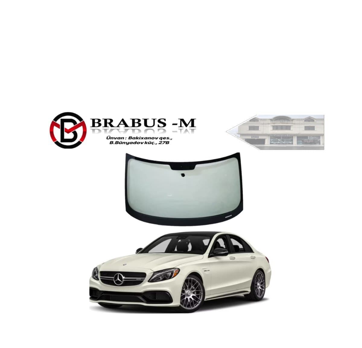 Ön şüşə Mercedes modelləri üçün