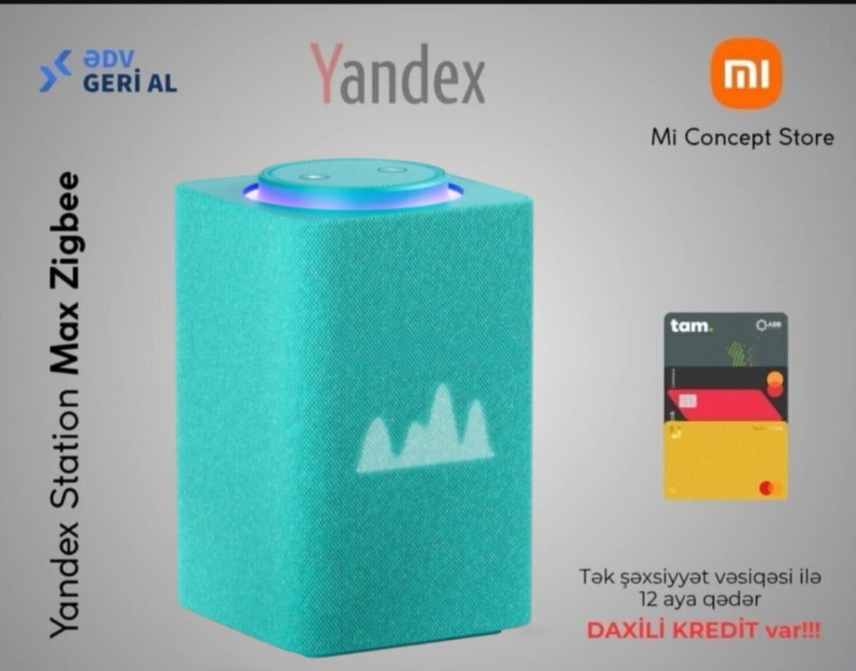 Ağıllı dinamik Yandex Station Max Zigbee