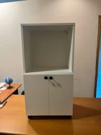 Ofis dolabı İki qapılı, Ağ rəng — şəkil 1