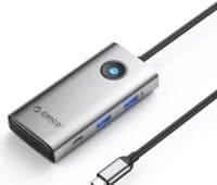 USB Hub Orico PW11-6P-SV-EP 6-in-1 Silver — şəkil 2