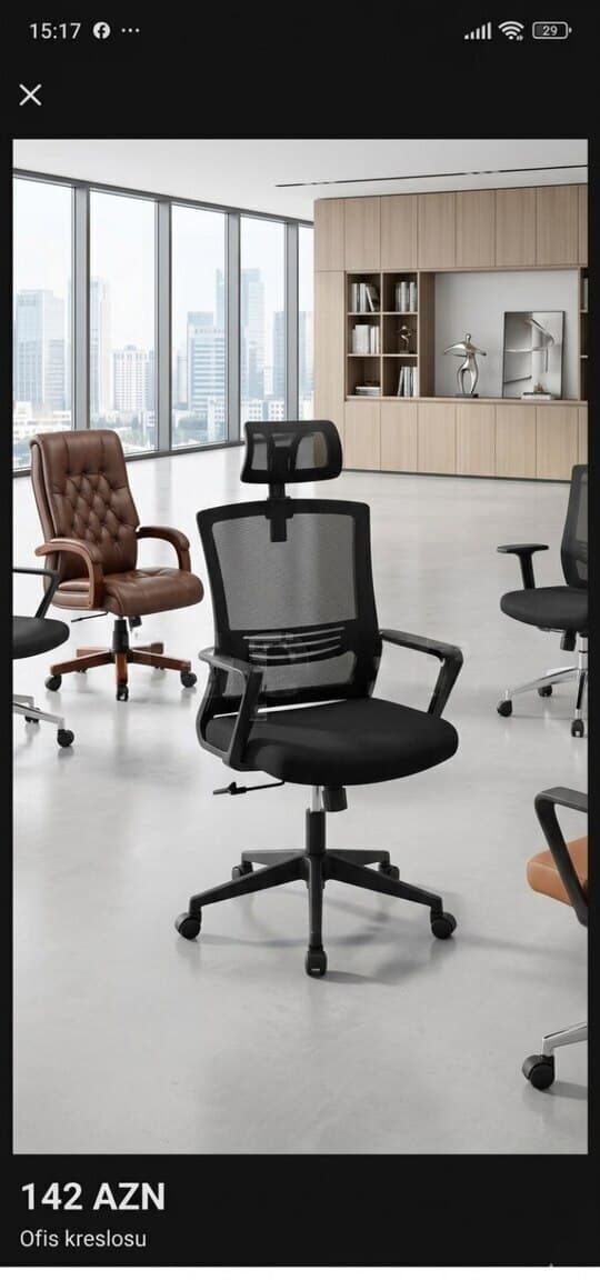 Qarışıq rəng, Ofis üçün kreslo