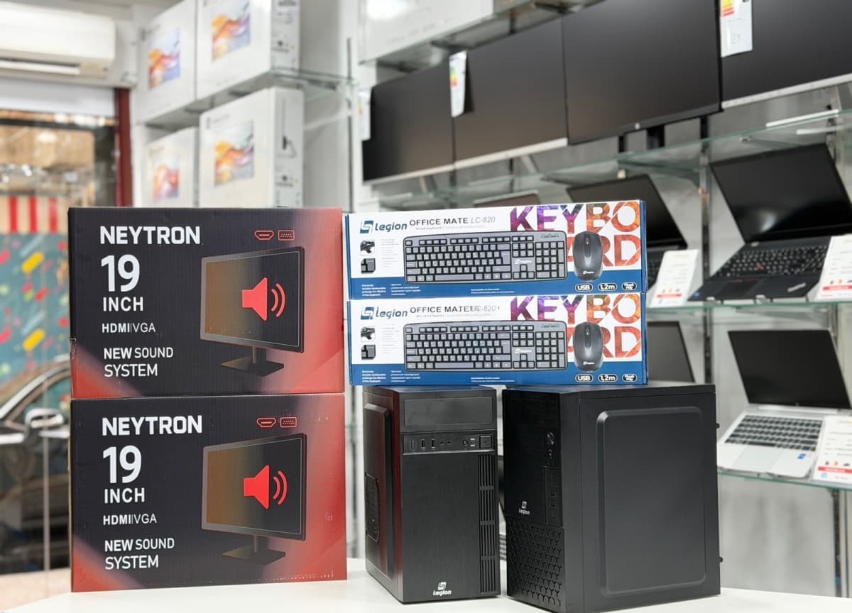Masaüstü Kompüter Dəsti Intel i3 DDR4 8GB RAM 240GB SSD