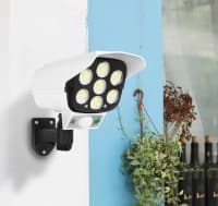 Solar sensorlu LED projektor, kamera dizaynlı — şəkil 2