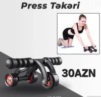 Qarın Əzələləri üçün İdman Təkəri (Ab Roller) — şəkil 12