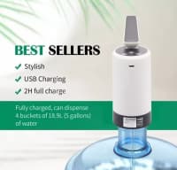 Su pompası USB şarjlı 4W ağ-qara — şəkil 4