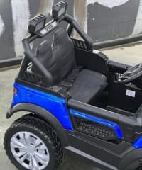 Uşaq elektrikli avtomobili, mavi rəngli lisenziyalı model — şəkil 6