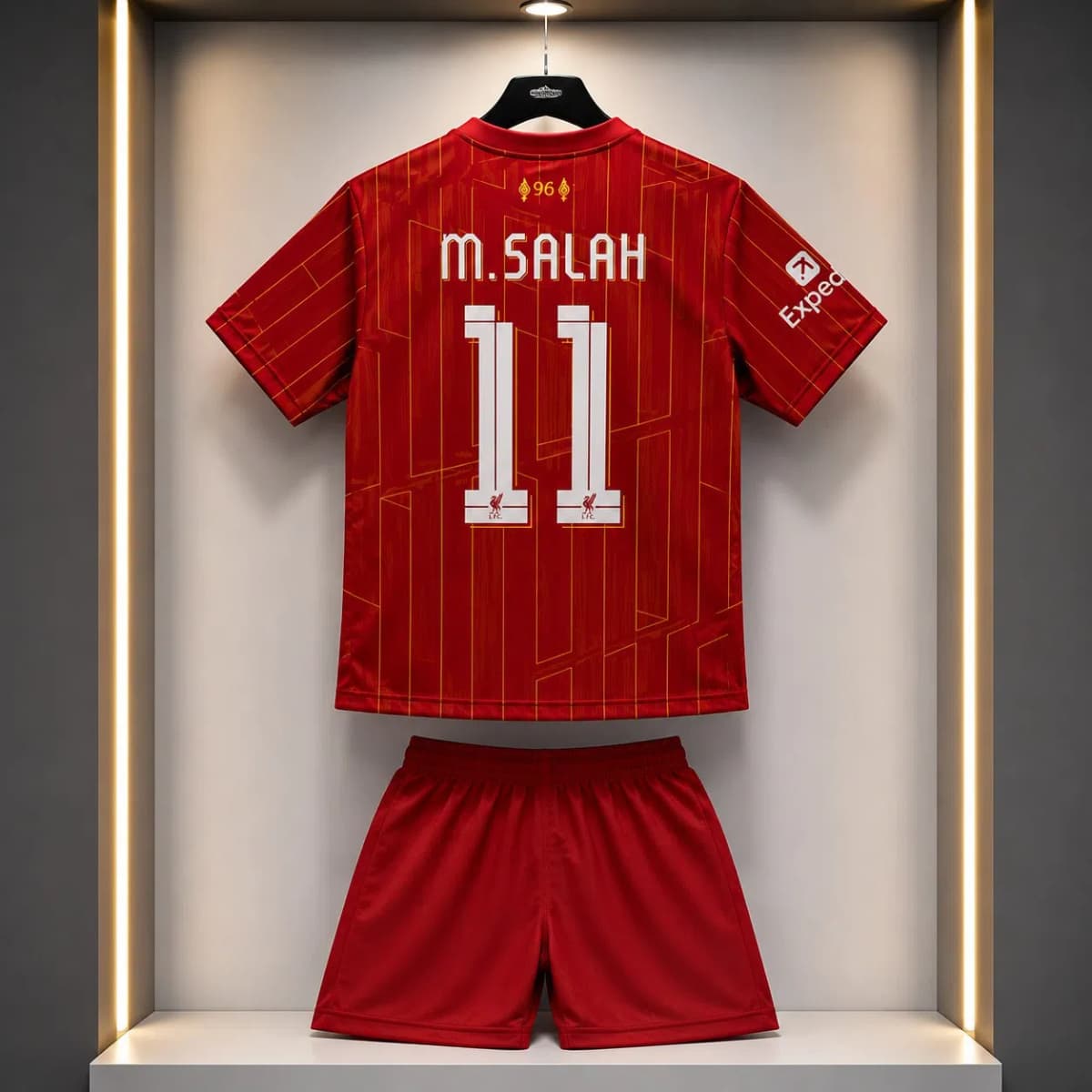 Futbol forması Bouveh M.Salah 11, ölçü 17, qırmızı