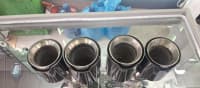 Egzoz nasatqası karbon 90mm — şəkil 2