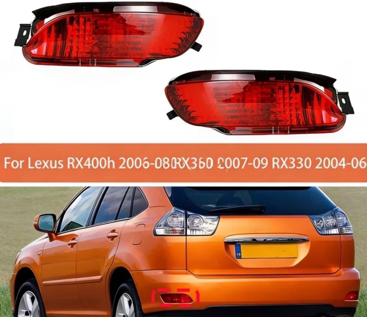 Arxa işıq əks etdirici Lexus RX350
