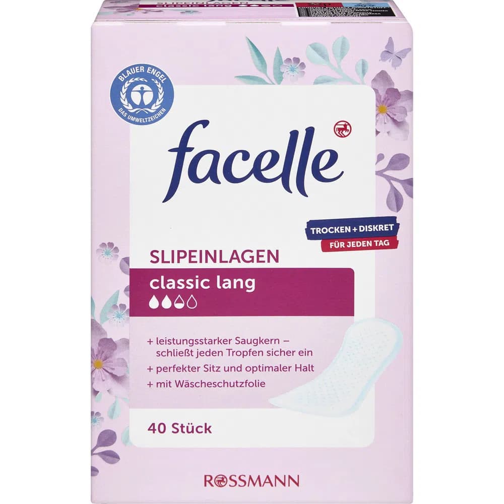 Facelle Natural Anatomik Gündəlik Bez, 40 ədəd