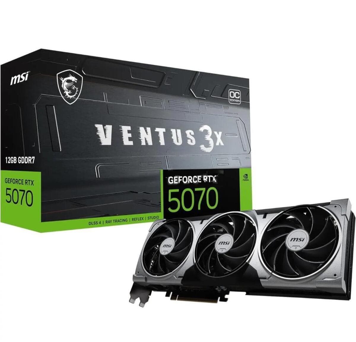 Video kart MSI GeForce RTX 5070 12GB Ventus 3X OC