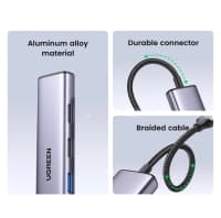USB-C Hub Adapter Ugreen 5-in-1 CM478 — şəkil 11
