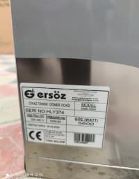 Ersöz Türkiyə İstehsalı Elektrikli Dönər Aparatı — şəkil 4