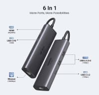 USB-C Hub Ugreen 6-in-1 CM512 — şəkil 6