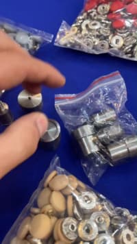 Tekstil üçün metal press düymələri — şəkil 6