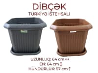 Türkiyə İstehsalı Kvadrat Dibçək — şəkil 1