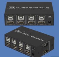 HDMI KVM Switch 4PC 4K 60Hz — şəkil 5