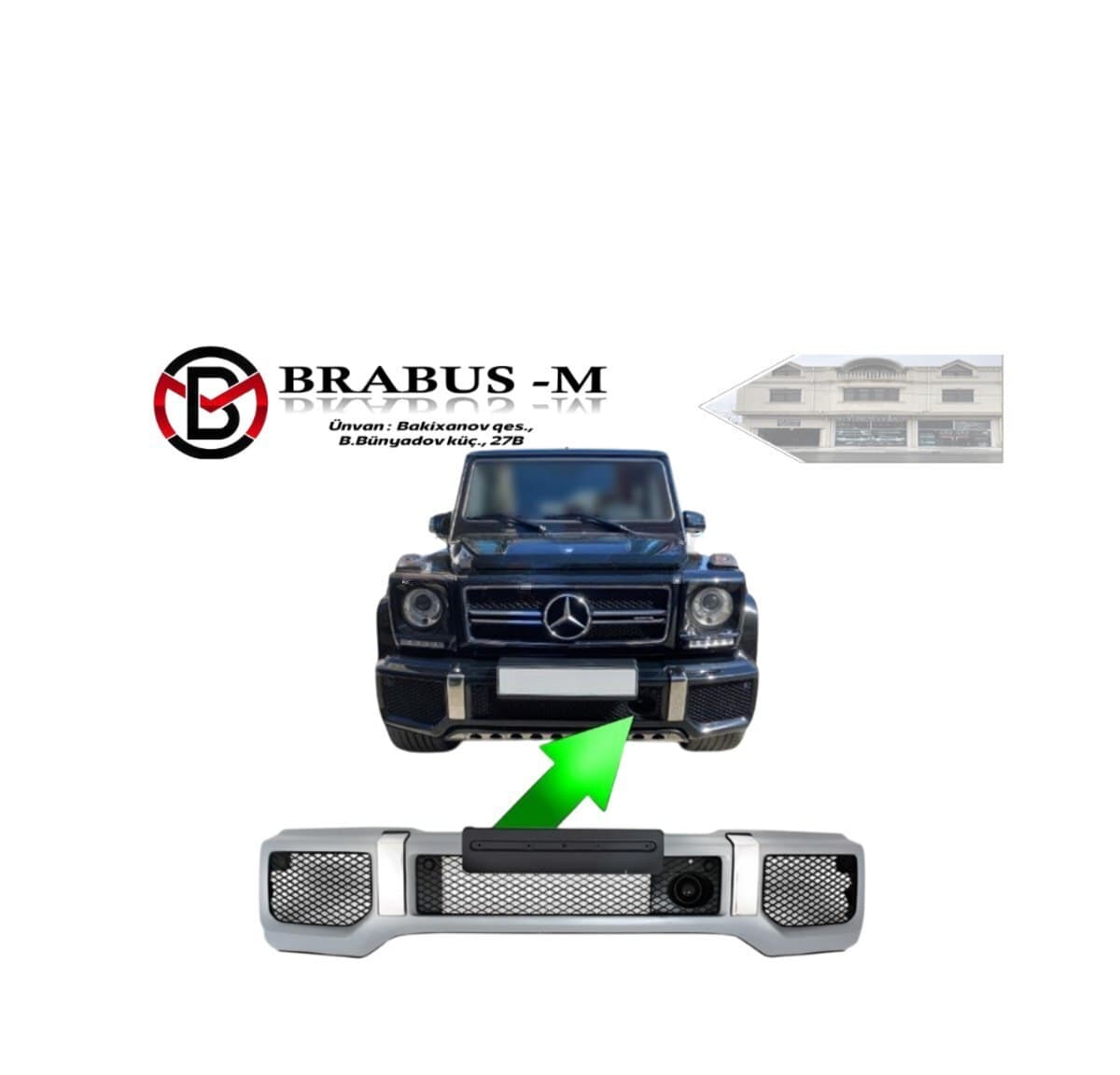 Ön bufer Mercedes W463 6.3 AMG