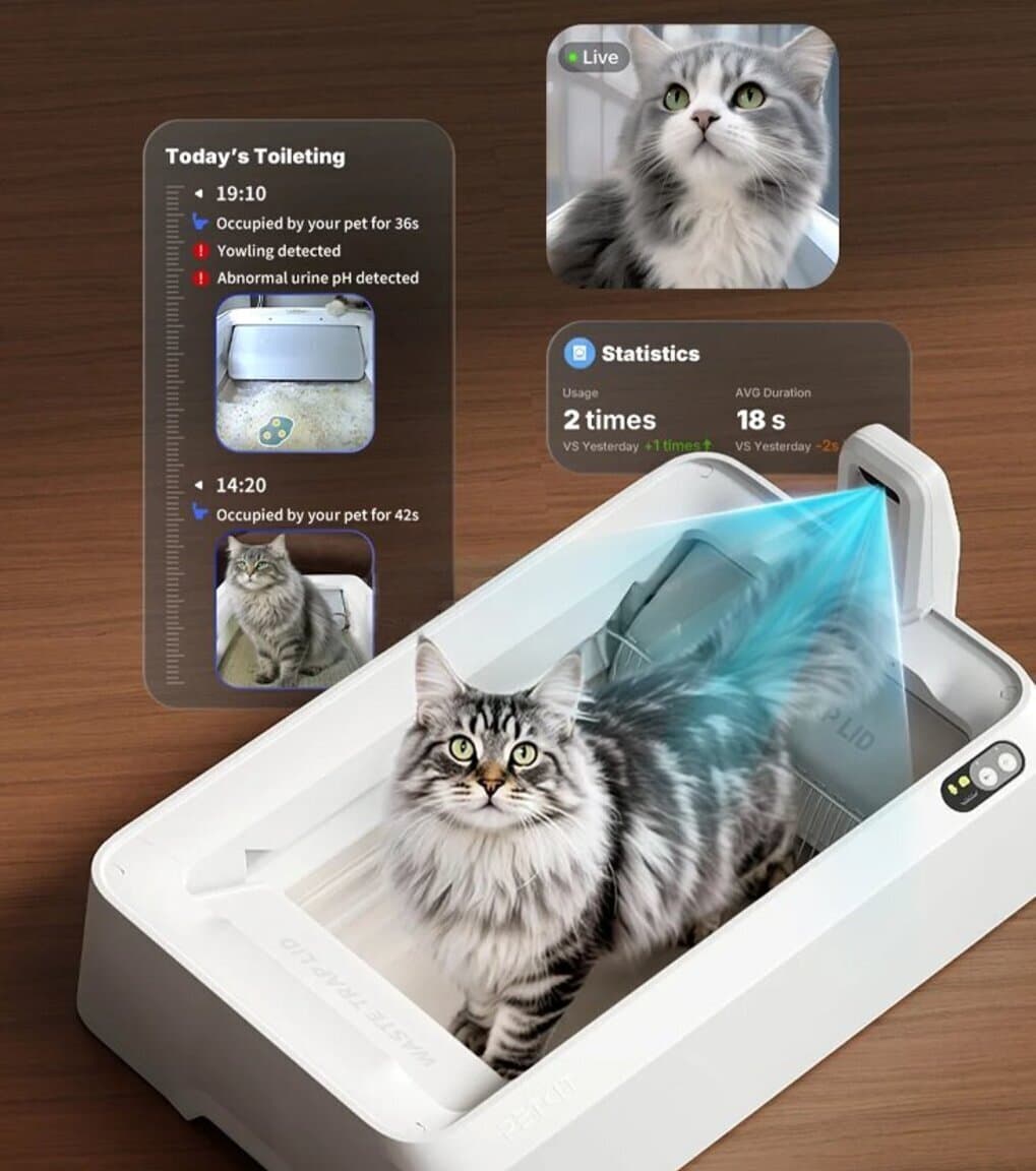 Petkit Purobot Crystal Duo Ağıllı Pişik Tualeti (P9905)