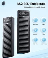 SSD qutusu Orico M.2 NVMe/SATA 10Gbps — şəkil 3