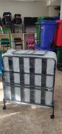 Metal çarpayı, Boz rəng — şəkil 3