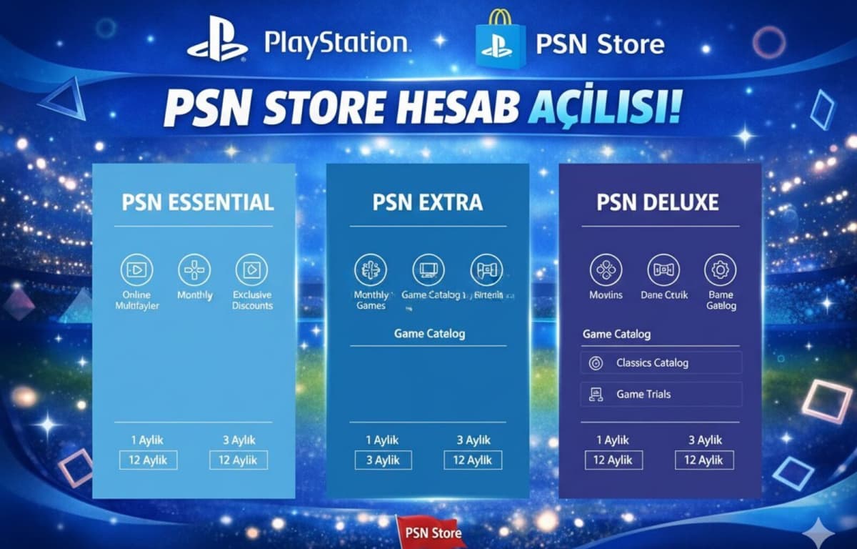 PlayStation Plus abunəliyi və PSN hesabları